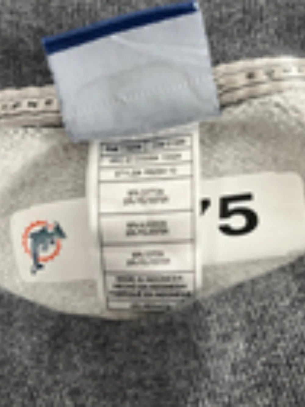 VTG Reebok NFL Equipment Miami Dolphins Player-Issued Practice Crewneck 4X #75